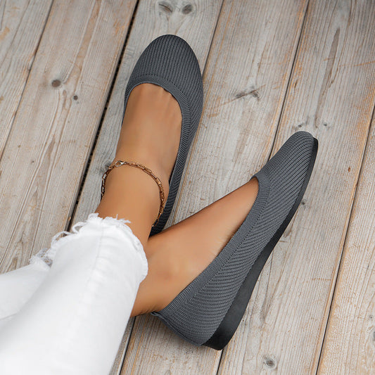 Fae | Women’s Orthopedic Knit Slip-On Ballet Flats