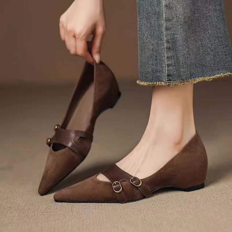 Orthopedic Balance Vintage Pointed Flats - Supportive Design