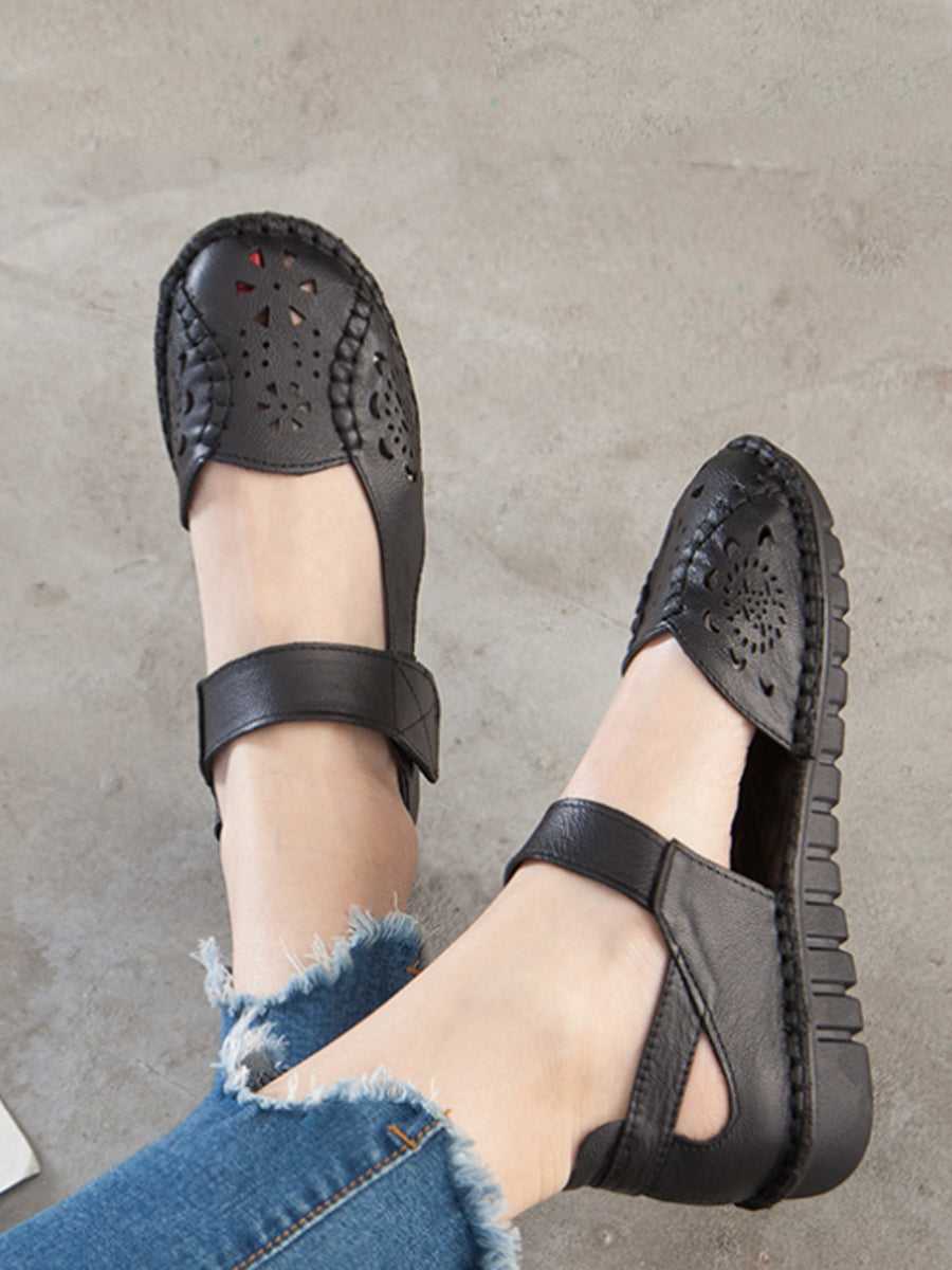 Hazel | Women’s Orthopedic Perforated Casual Mary Jane Flats