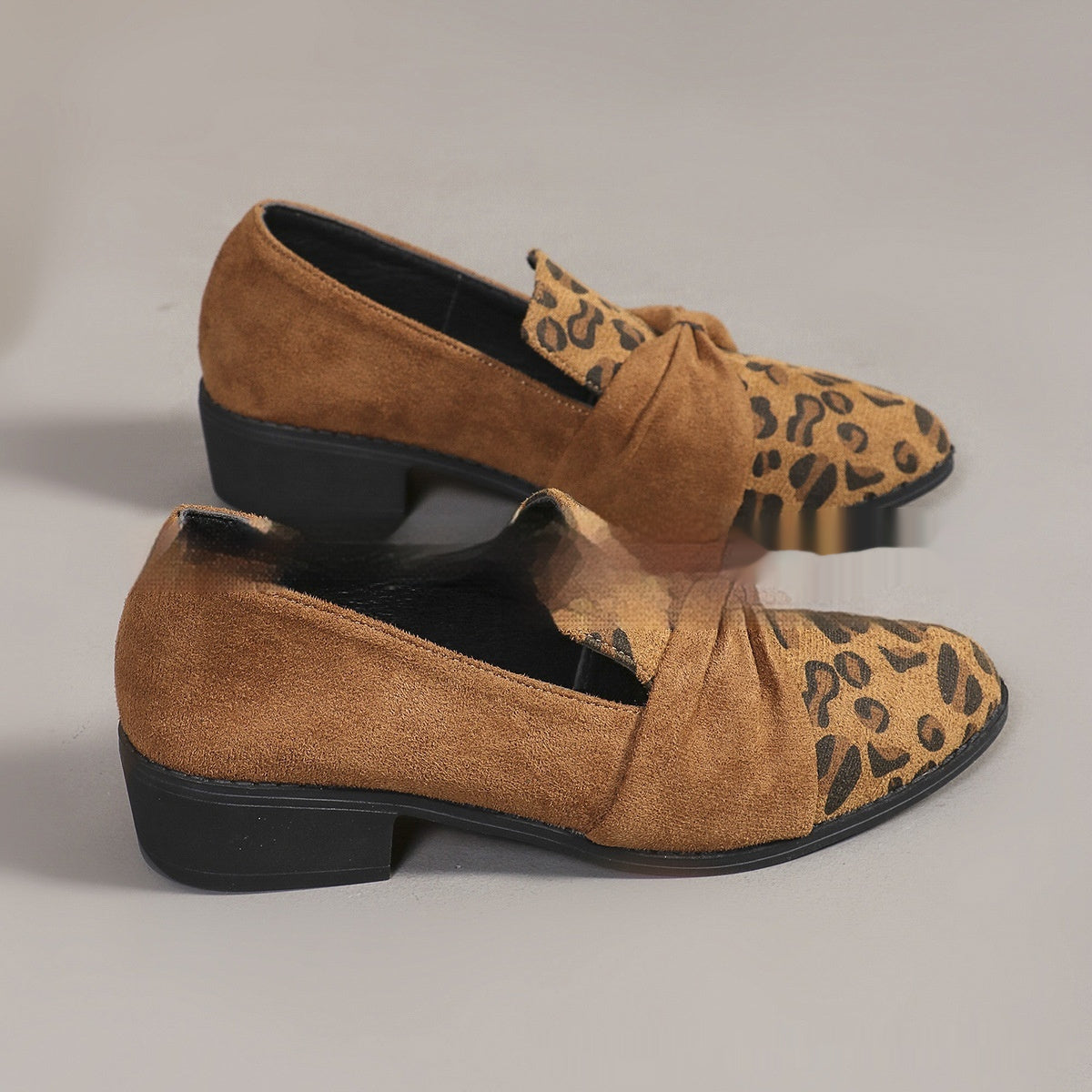 Sandra | Suede Chain Loafers