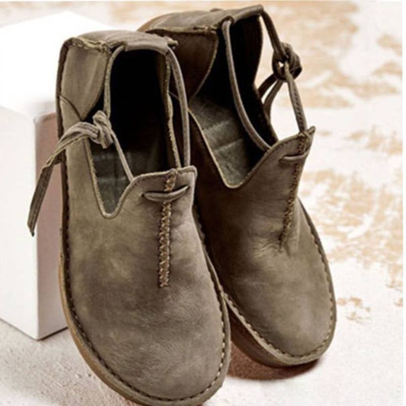 Jasmine | Vintage Suede Ankle Boots with Orthopedic Cushioned Sole