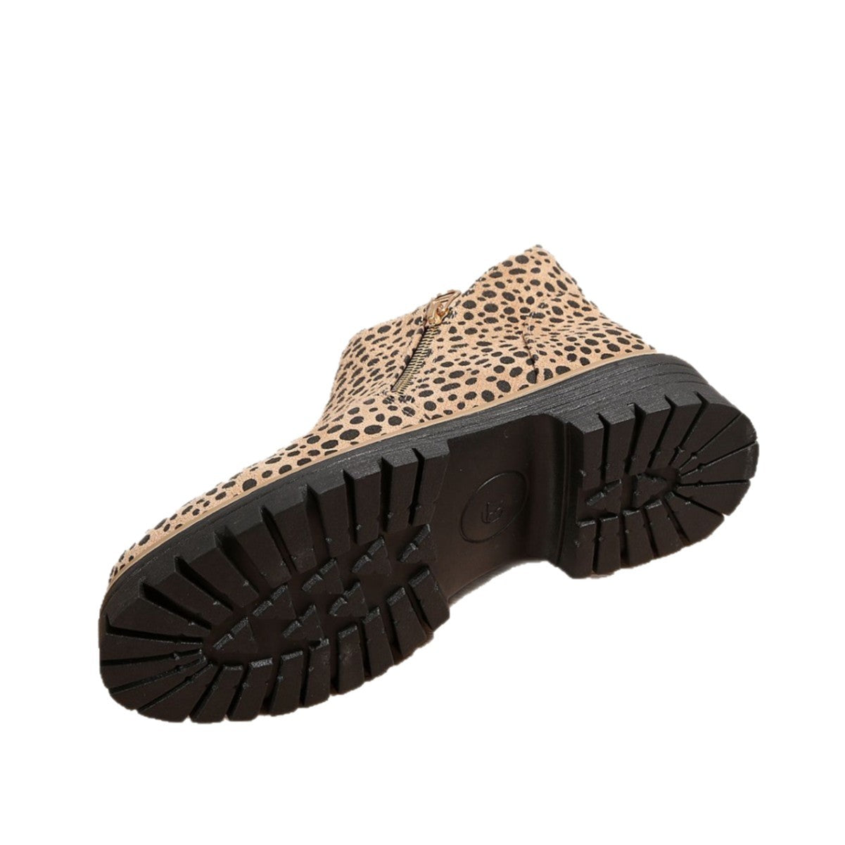 Orthopedic Balance Leopard Print Low Heel Boots - Unique Elegance