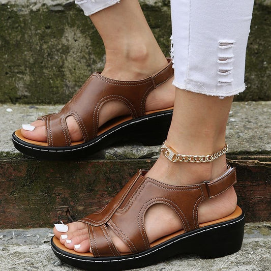 Haven | Women’s Orthopedic Open-Toe Comfort Wedge Sandals