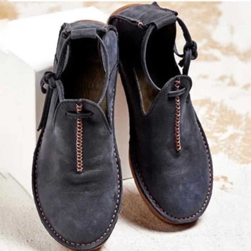 Jasmine | Vintage Suede Ankle Boots with Orthopedic Cushioned Sole