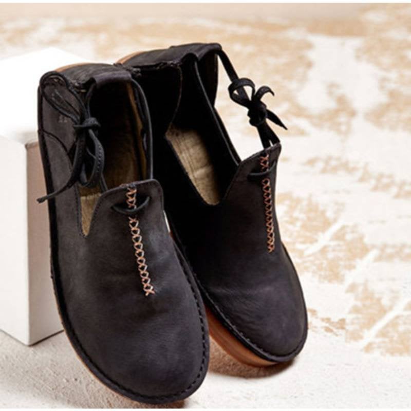 Jasmine | Vintage Suede Ankle Boots with Orthopedic Cushioned Sole