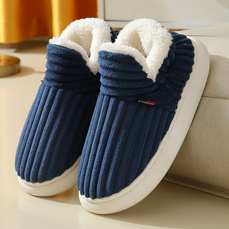 Lala | Plush Corduroy Indoor Slippers – Warm Comfort for Home