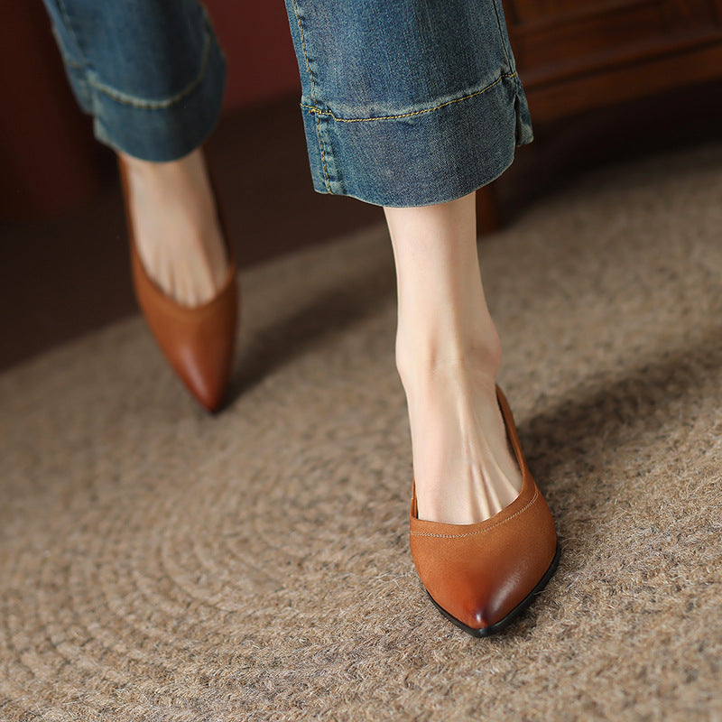 Orthopedic Balance Pointed Toe Low-Cut Shoes - Comfort