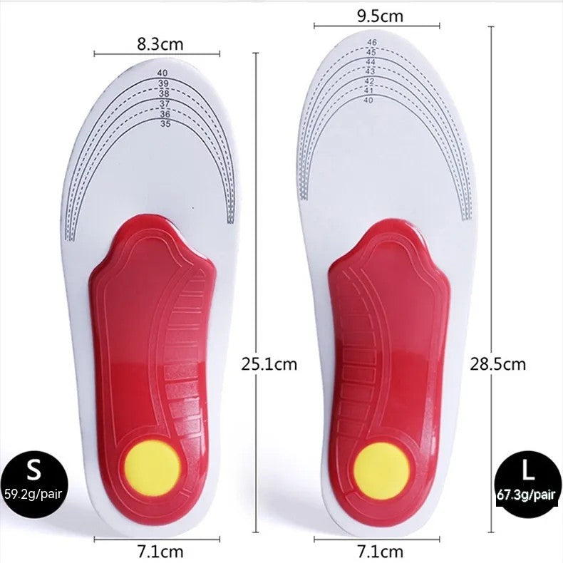 Cuttable Arch Support Correction Pads