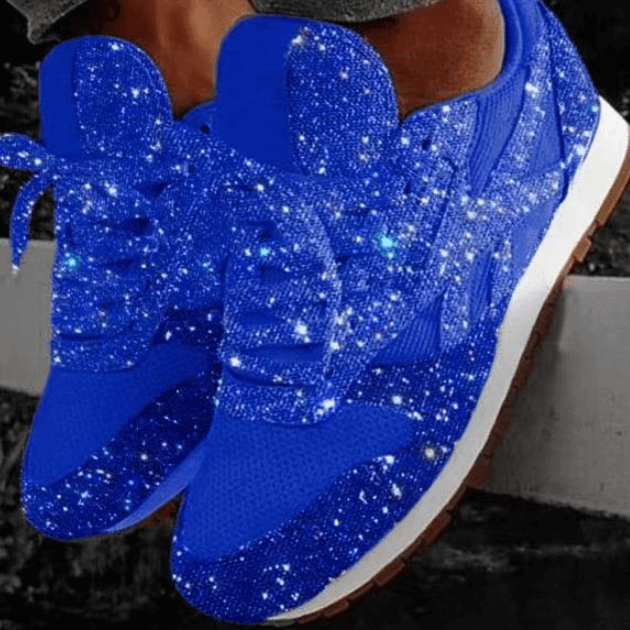 Adrianna | Sparkle Glitter Orthopedic Fashion Sneakers with Cushioned Support