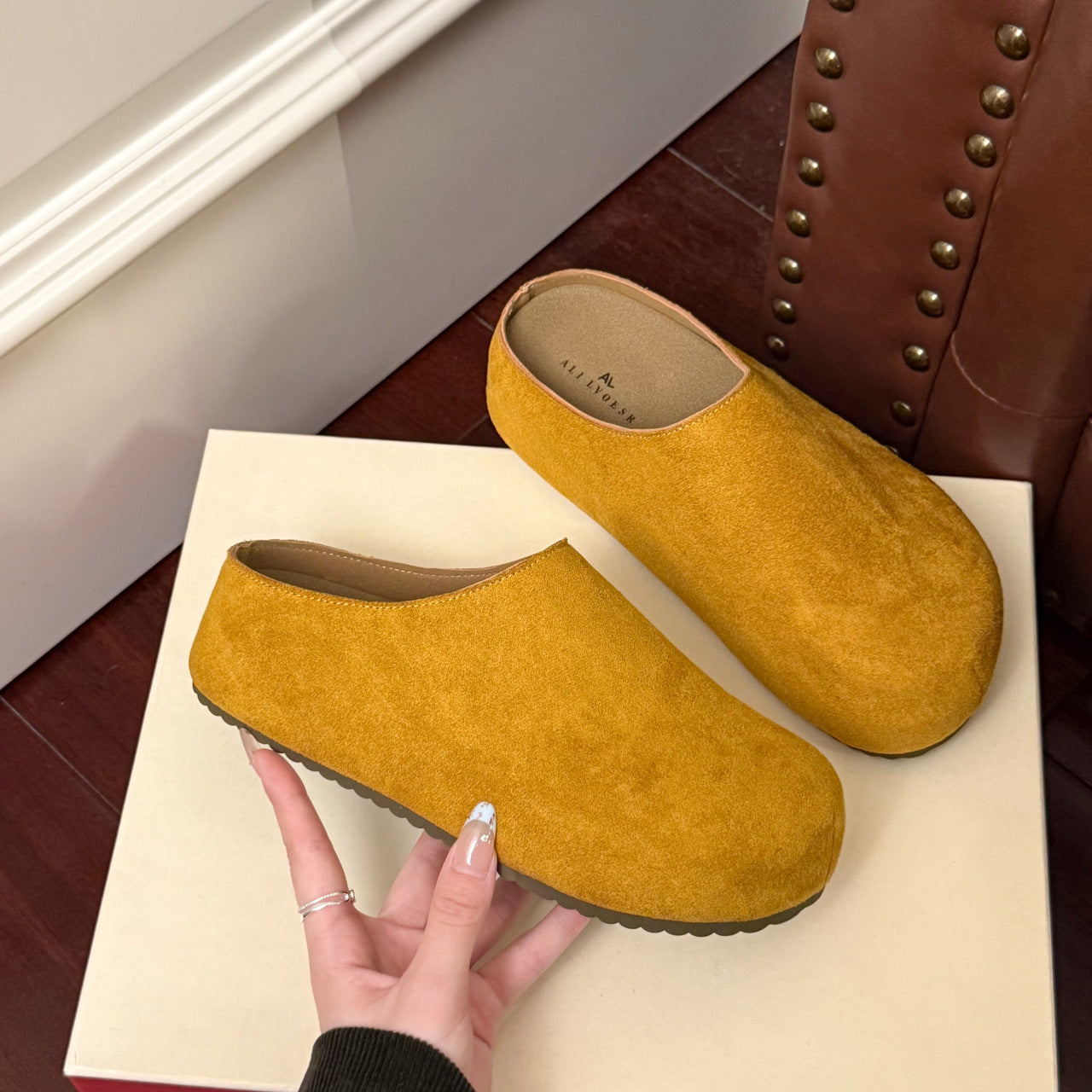 Orthopedic Balance Cozy Suede Slip-On Clogs – Lightweight Comfort Indoor & Outdoor Shoes