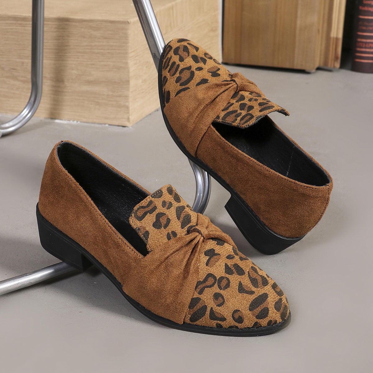 Sandra | Suede Chain Loafers