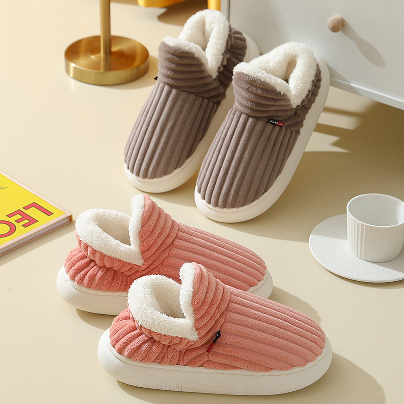 Lala | Plush Corduroy Indoor Slippers – Warm Comfort for Home