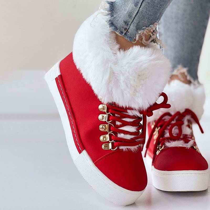 Hope | Women’s Orthopedic Winter Fur-Lined High-Top Sneakers
