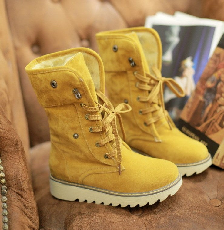 Sandra | Comfort winter Lace Up Boots
