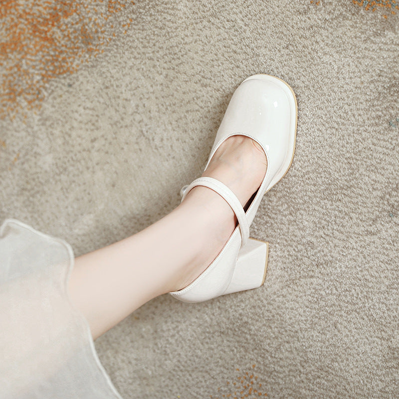 Orthopedic Balance Mary Jane Heels - Chunky Comfort Support