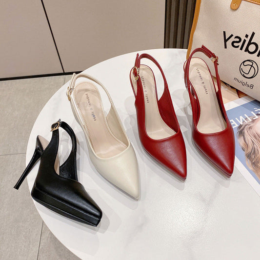Eva | Women’s Orthopedic Pointed Toe Slingback High Heels
