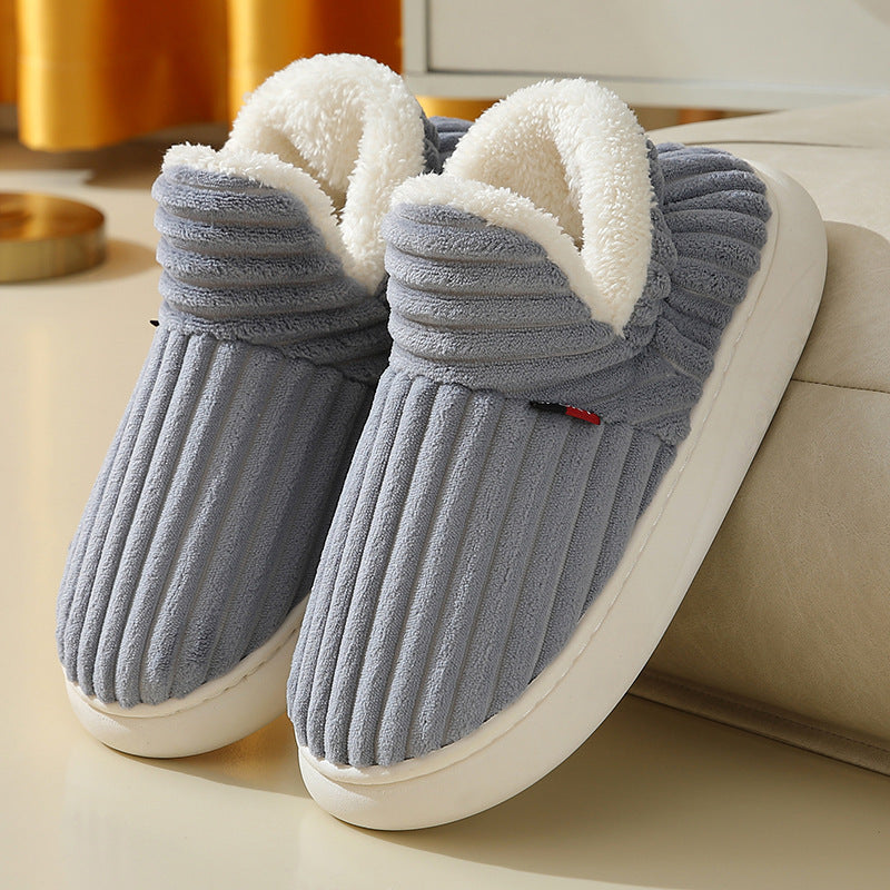 Lala | Plush Corduroy Indoor Slippers – Warm Comfort for Home
