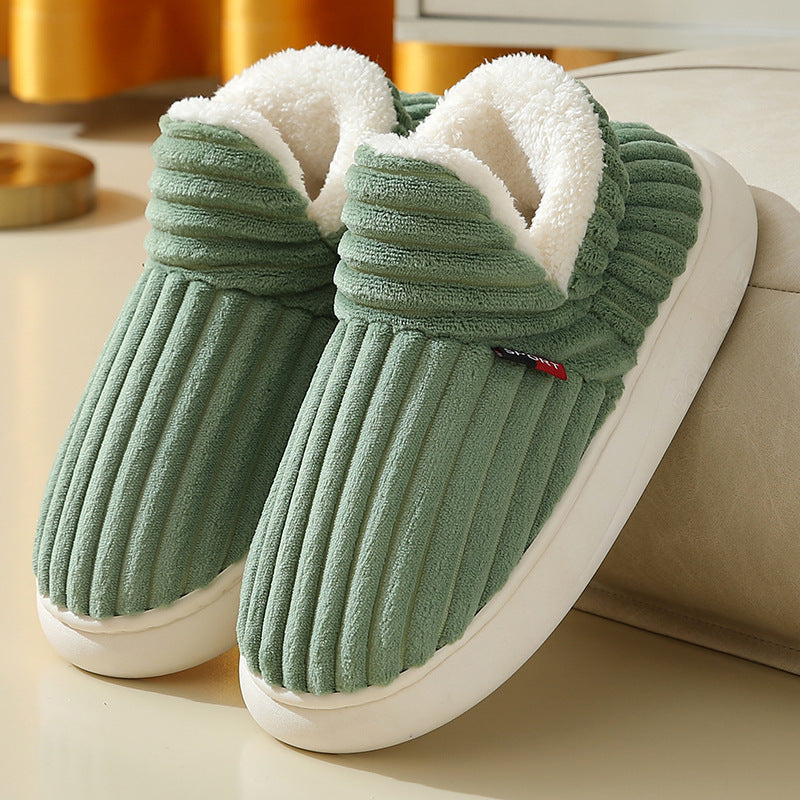 Lala | Plush Corduroy Indoor Slippers – Warm Comfort for Home