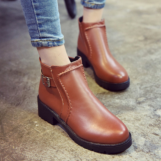 Clara | Classic Zip-Up Ankle Boots