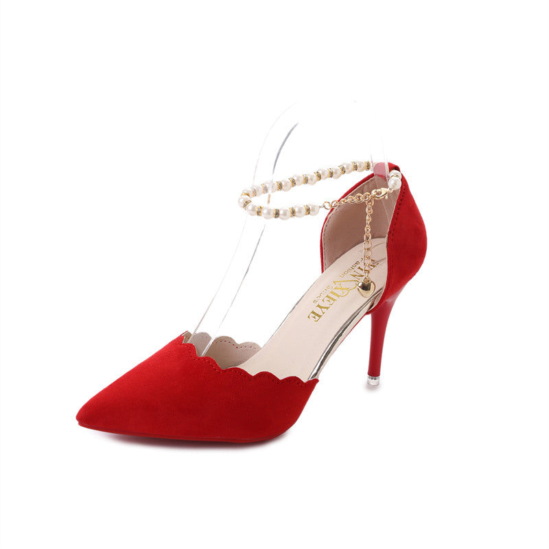 Orthopedic Balance New Stiletto Heel Sandals With Unique Chain