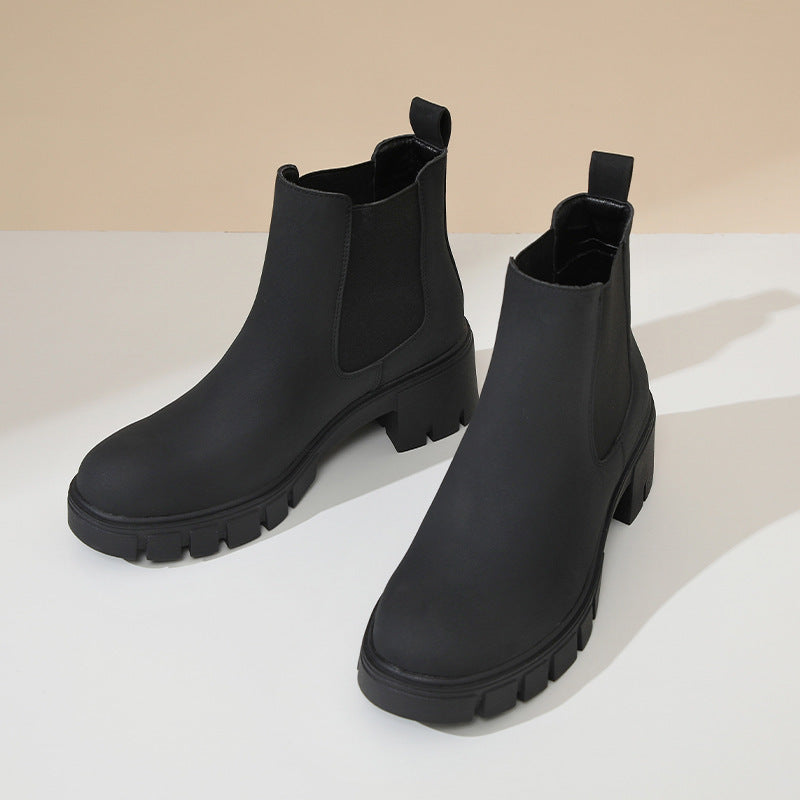 Sandy | Women's Thick Bottom Suede Dr Martens Boots