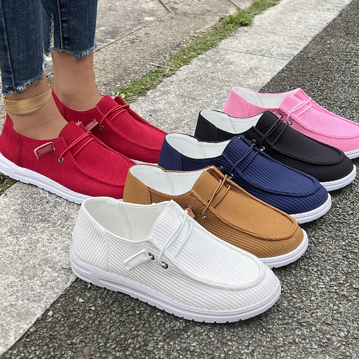 Orthopedic Balance | Women’s Slip-On Comfort Loafers – Lightweight Casual Walking Shoes