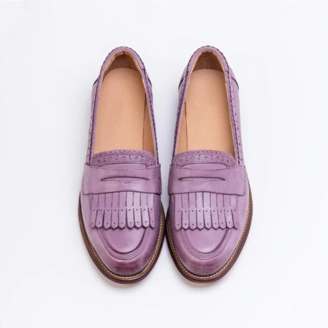 Orthopedic Balance Classic Fringe Loafers – Elegant Vintage Comfort Slip-On Shoes