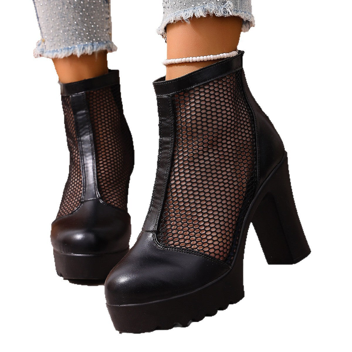Orthopedic Balance Chunky Knit Heel Boots - Unique Style