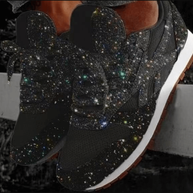 Adrianna | Sparkle Glitter Orthopedic Fashion Sneakers with Cushioned Support