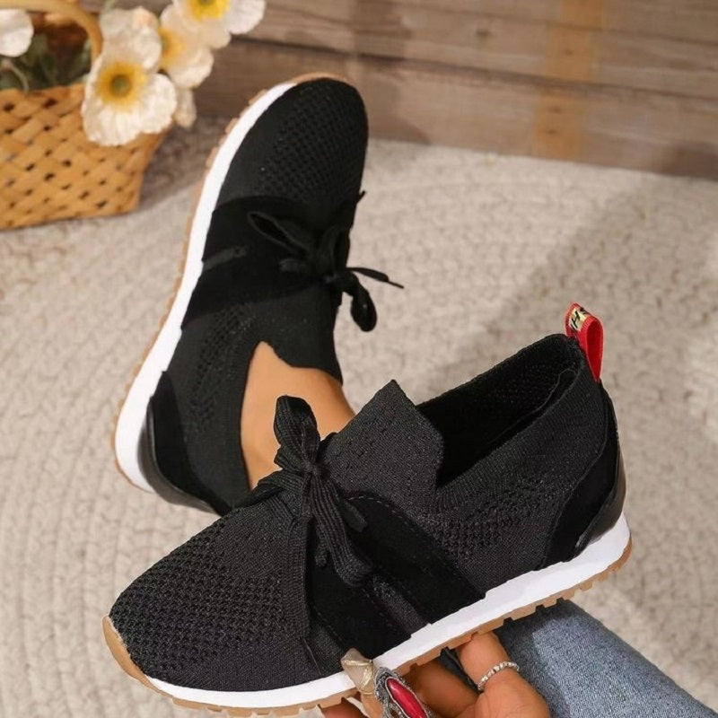 Clara | Knit Slip-On Sneakers – Lightweight Comfort Walkers