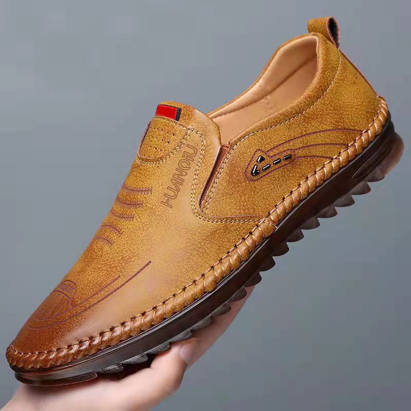 Aiden | Men’s Orthopedic Slip-On Leather Loafers with Anti-Slip Sole