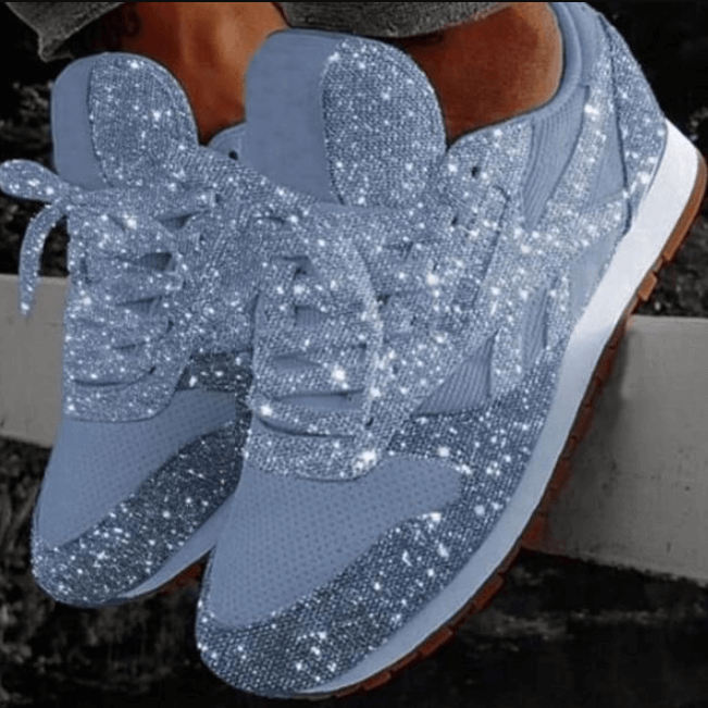 Adrianna | Sparkle Glitter Orthopedic Fashion Sneakers with Cushioned Support