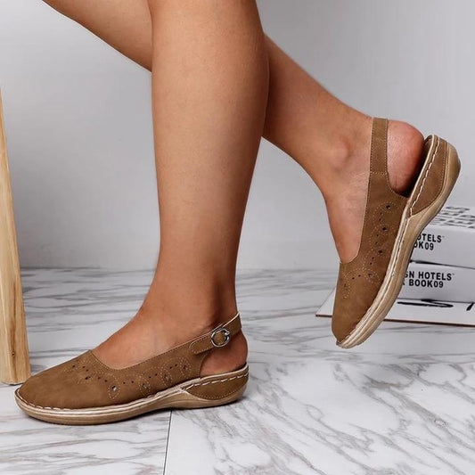 Arya | Orthopedic Slingback Loafers with Breathable Cutout Design