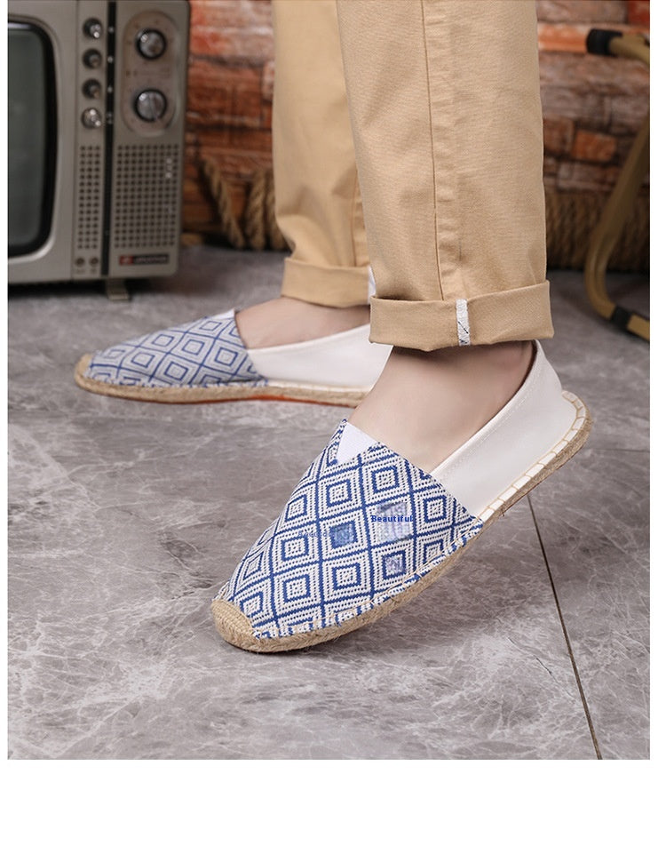 Orthopedic Balance Men and Women’s Espadrille Slip-On Flats – Breathable Casual Summer Shoes