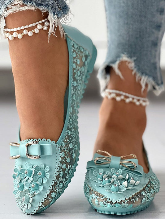 Elora | Women’s Floral Bowknot Orthopedic Loafers