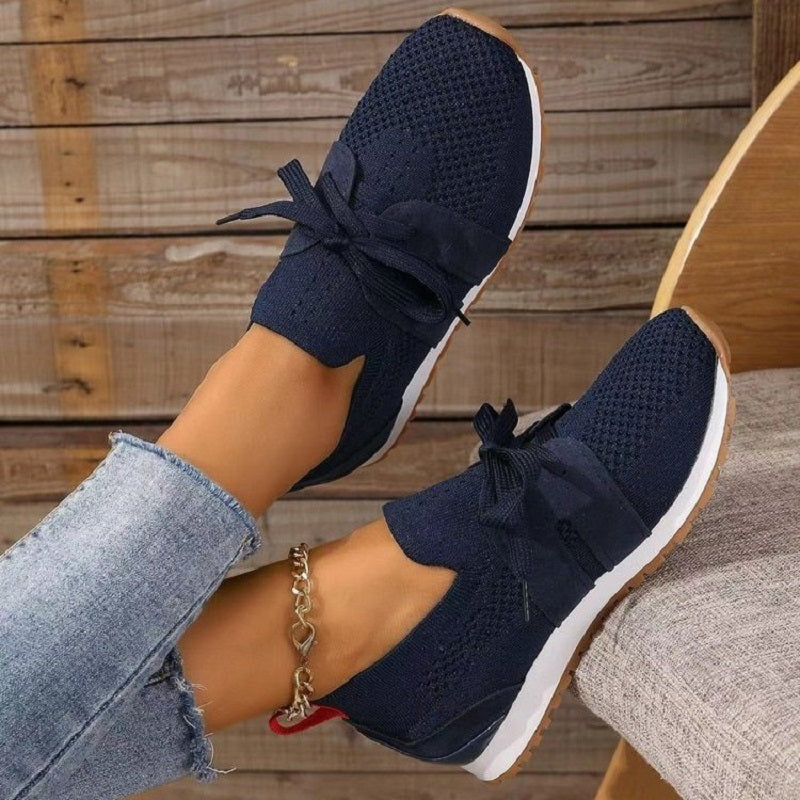 Clara | Knit Slip-On Sneakers – Lightweight Comfort Walkers