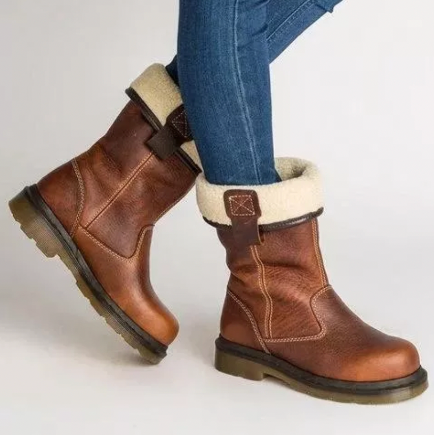 Hayden | Women’s Orthopedic Shearling-Lined Winter Leather Boots