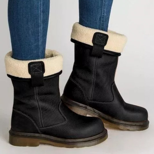 Hayden | Women’s Orthopedic Shearling-Lined Winter Leather Boots