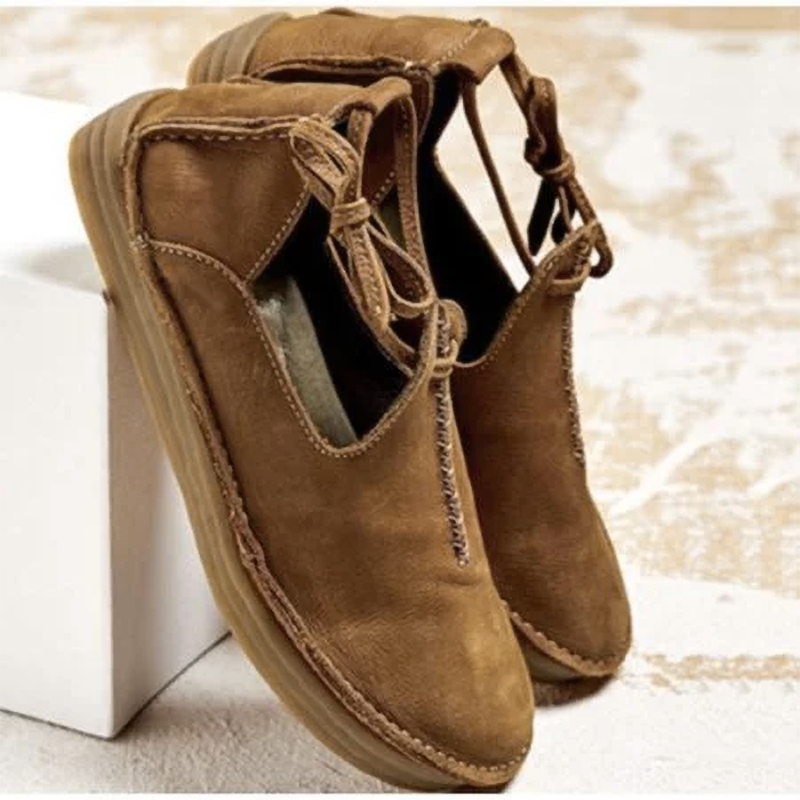 Jasmine | Vintage Suede Ankle Boots with Orthopedic Cushioned Sole