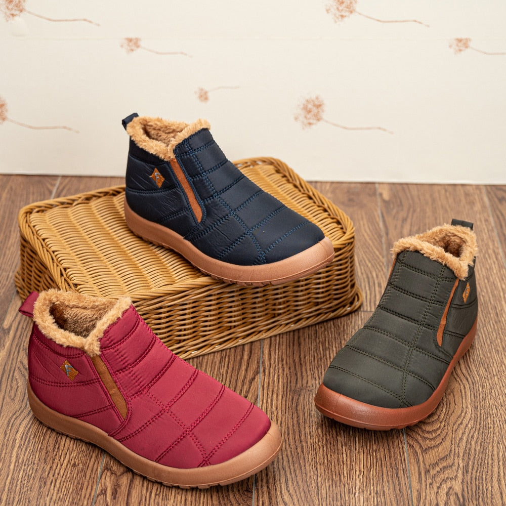 Olympia | Women’s Orthopedic Winter Warm Ankle Boots with Non-Slip Sole