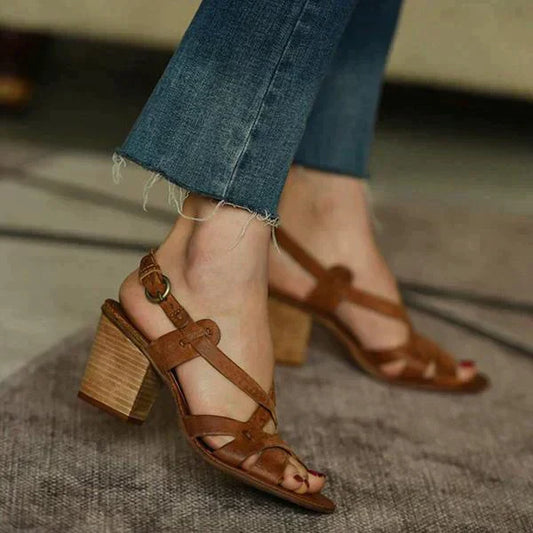 Jade | Women’s Orthopedic Block Heel Strappy Sandals