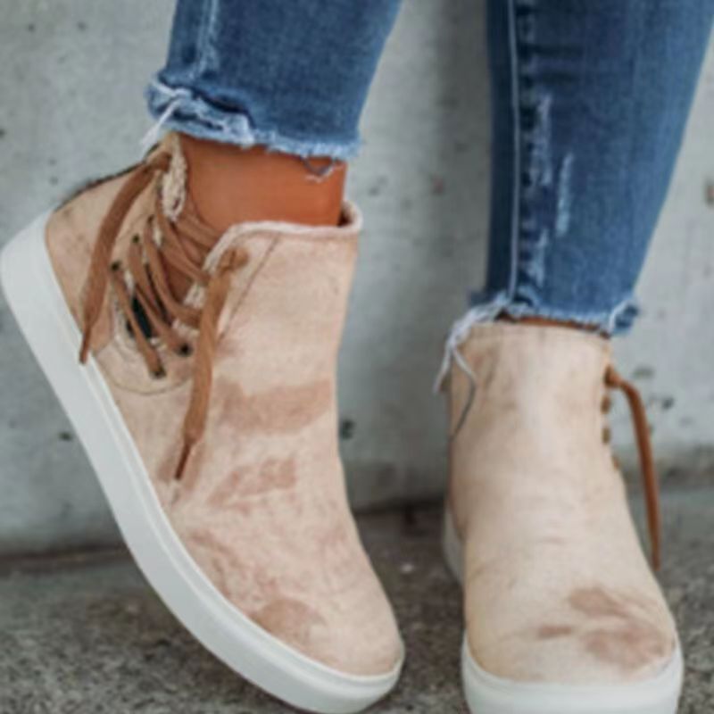 Lainey | Women’s Casual Orthopedic High-Top Sneakers with Side Zipper