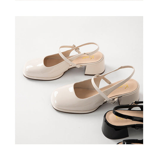 Maria | Women’s Orthopedic Slingback Block Heel Shoes