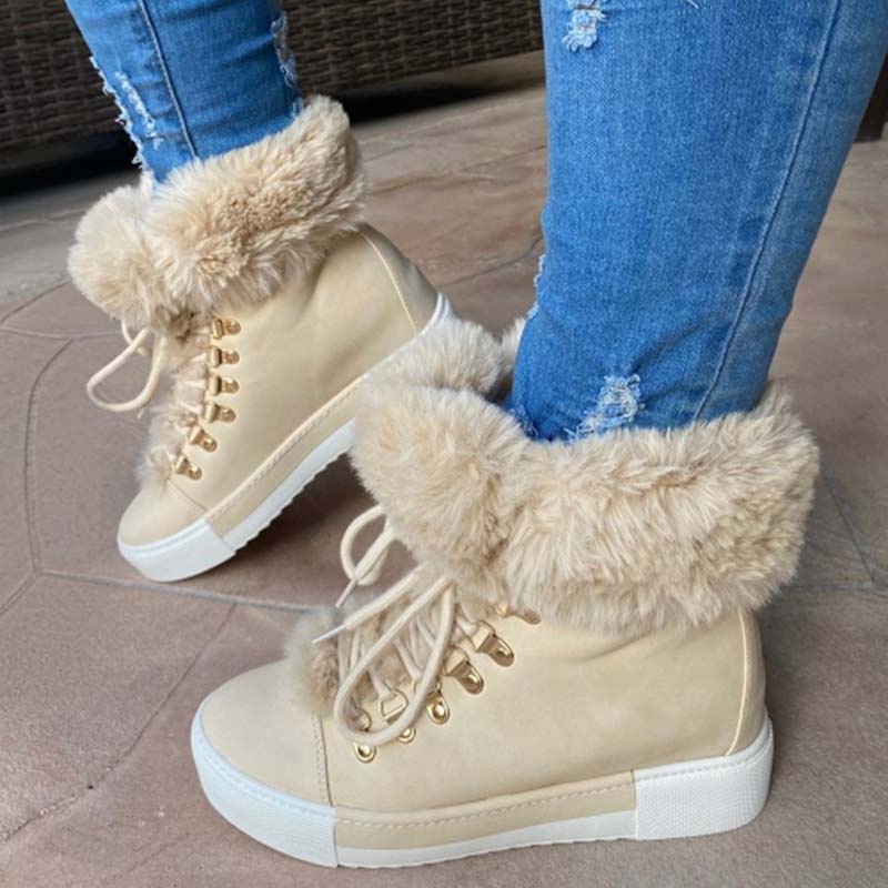 Hope | Women’s Orthopedic Winter Fur-Lined High-Top Sneakers