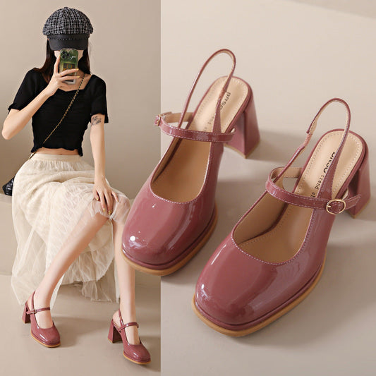 Joanna | Women’s Retro Block Heel Mary Jane Shoes with Orthopedic Comfort