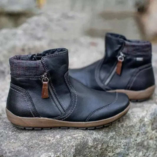 Danica | Zipper Ankle Boots with Non-Slip Sole