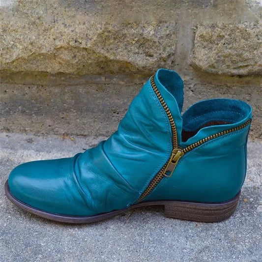 Hadleigh | Side-Zip Leather Ankle Boots