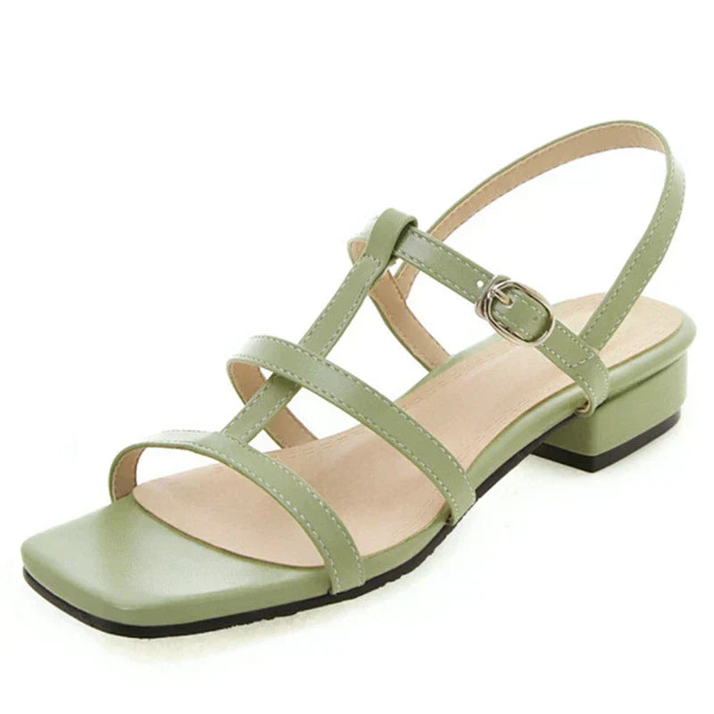 Low Heels Belts Above Casual Sandals