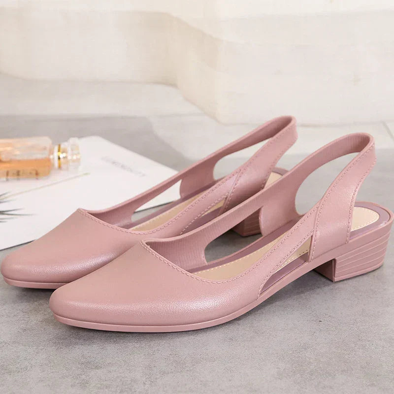Callie | Slingback Low-Heel Pumps – Elegant Everyday Comfort
