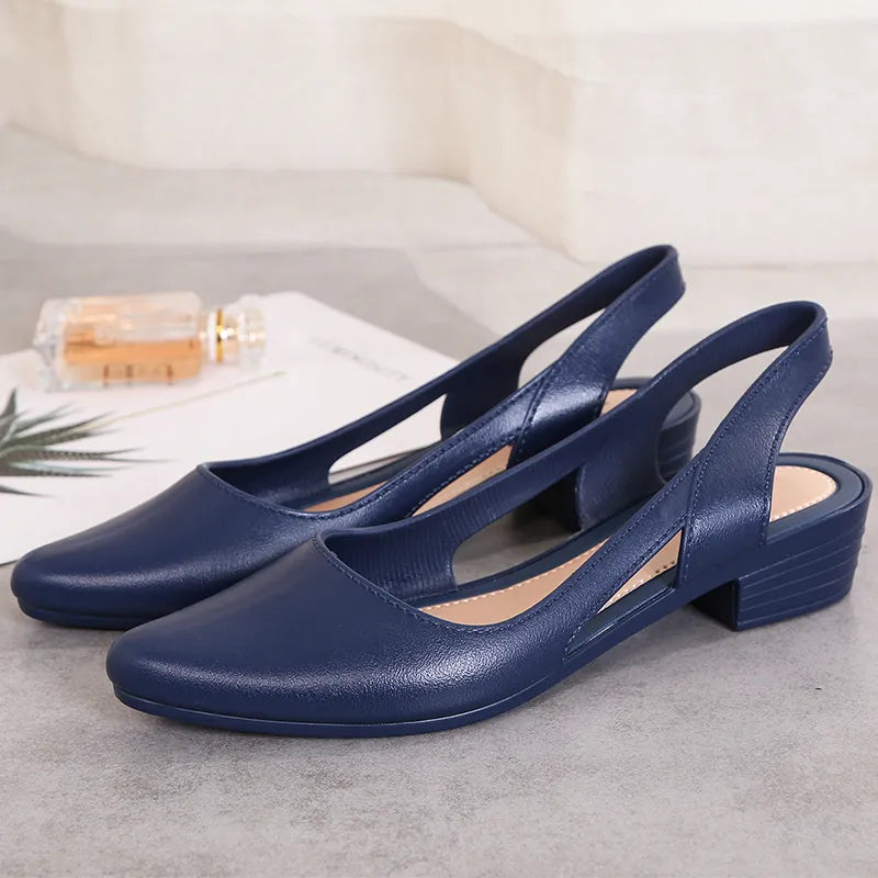 Callie | Slingback Low-Heel Pumps – Elegant Everyday Comfort